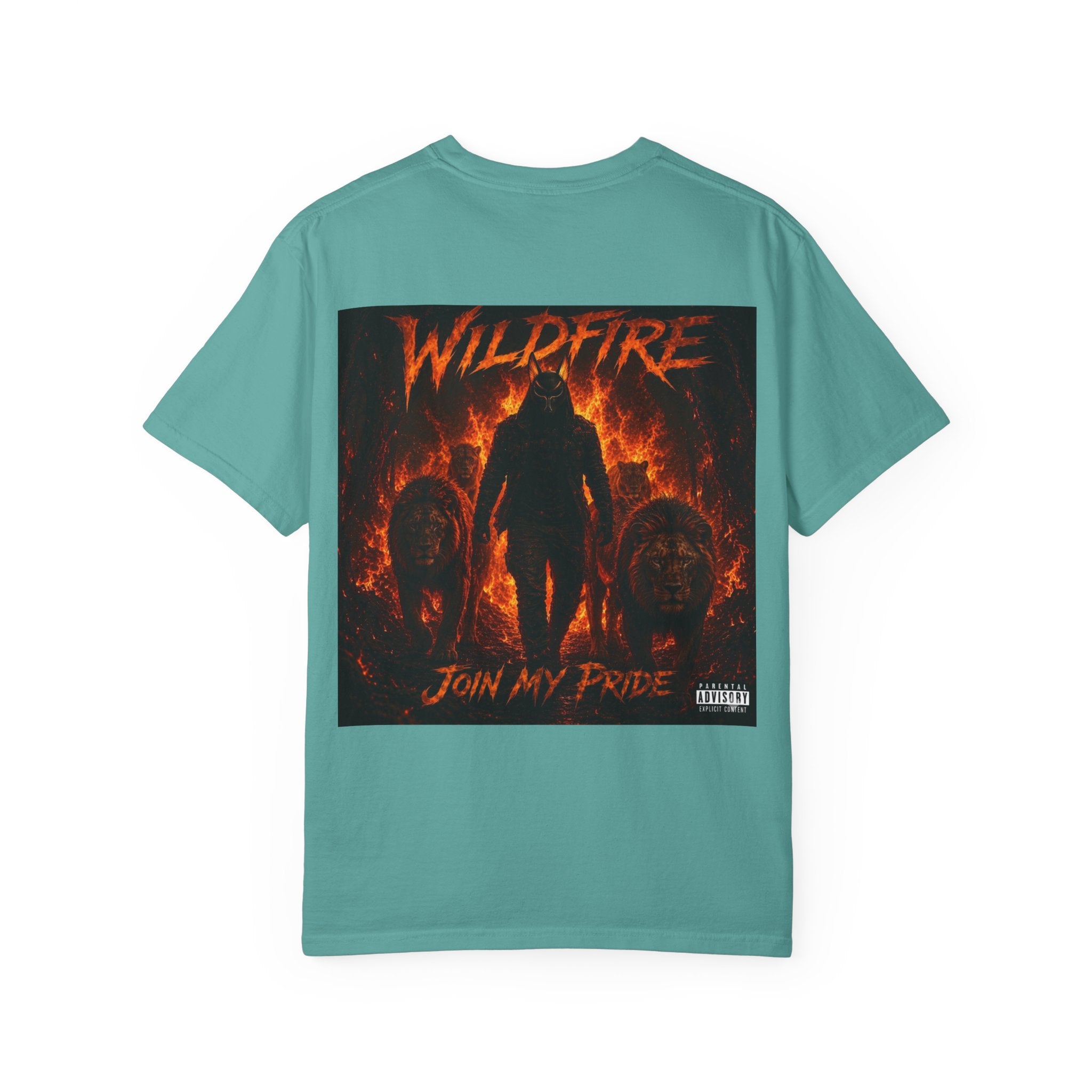 Wildfire Graphic T-Shirt — "Wildfire" Back Print & "Join My Pride" Band Tee