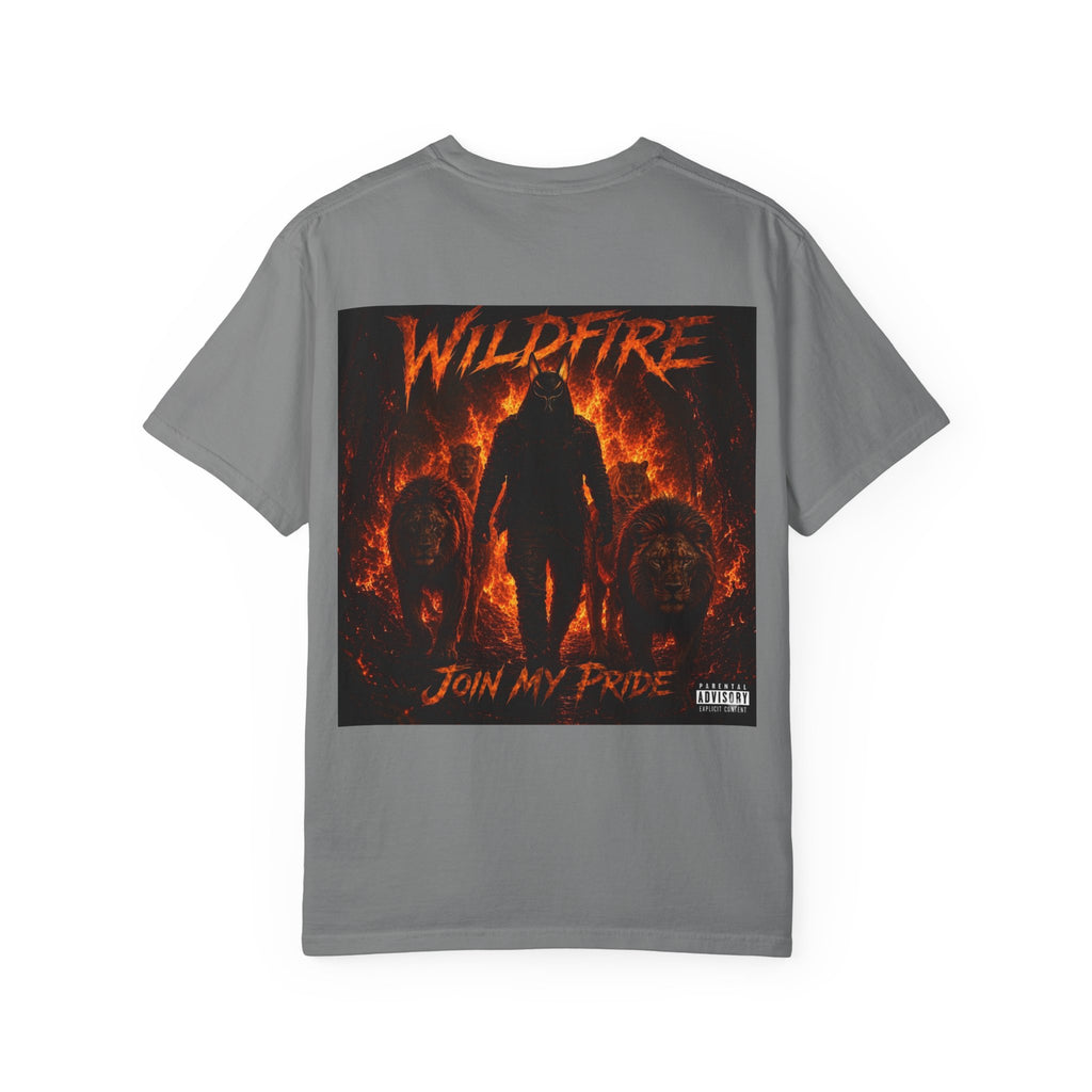Wildfire Graphic T-Shirt — "Wildfire" Back Print & "Join My Pride" Band Tee