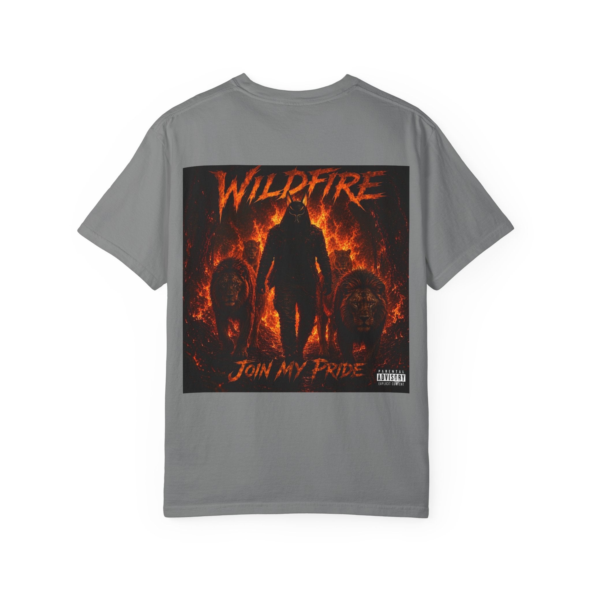 Wildfire Graphic T-Shirt — "Wildfire" Back Print & "Join My Pride" Band Tee