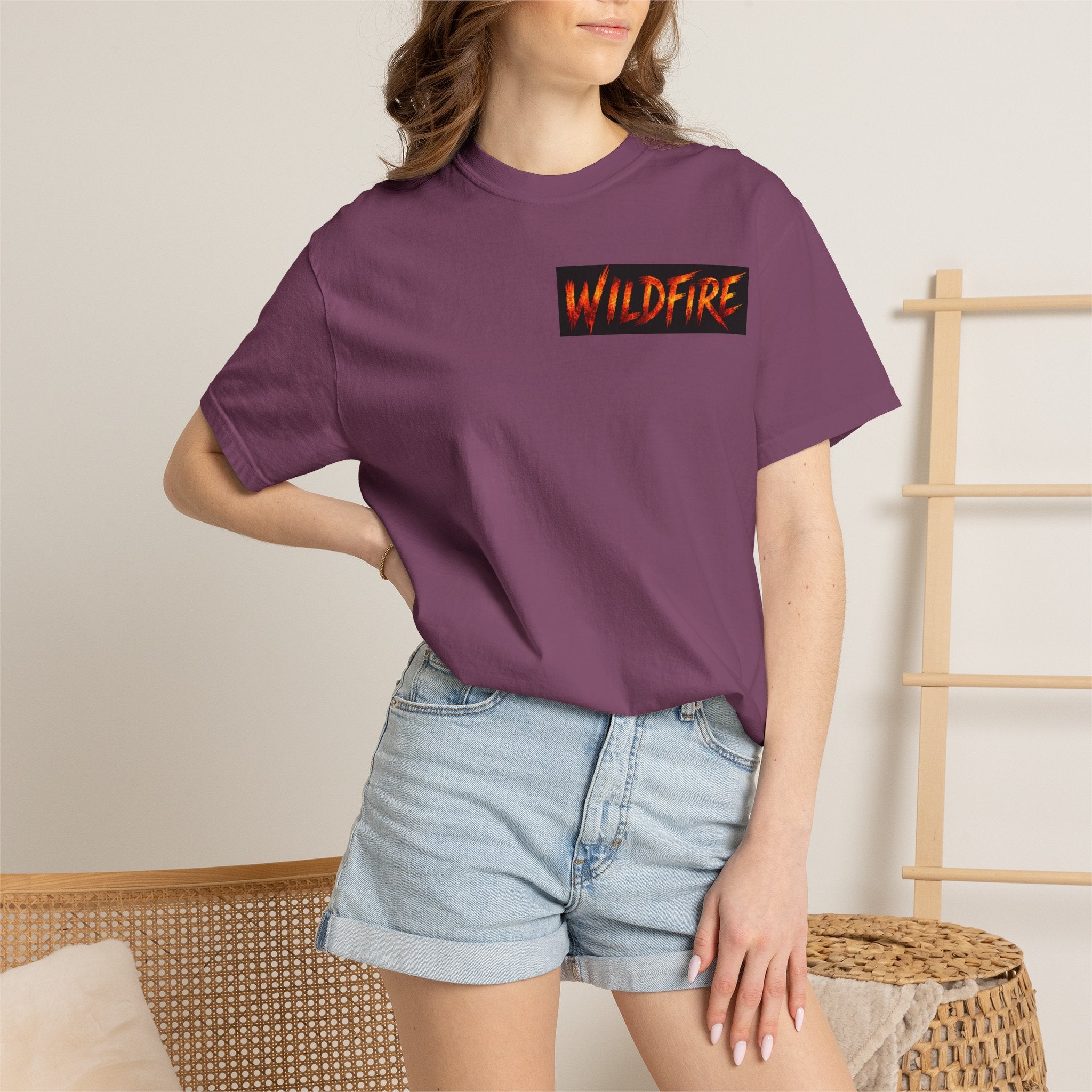 Wildfire Graphic T-Shirt — "Wildfire" Back Print & "Join My Pride" Band Tee