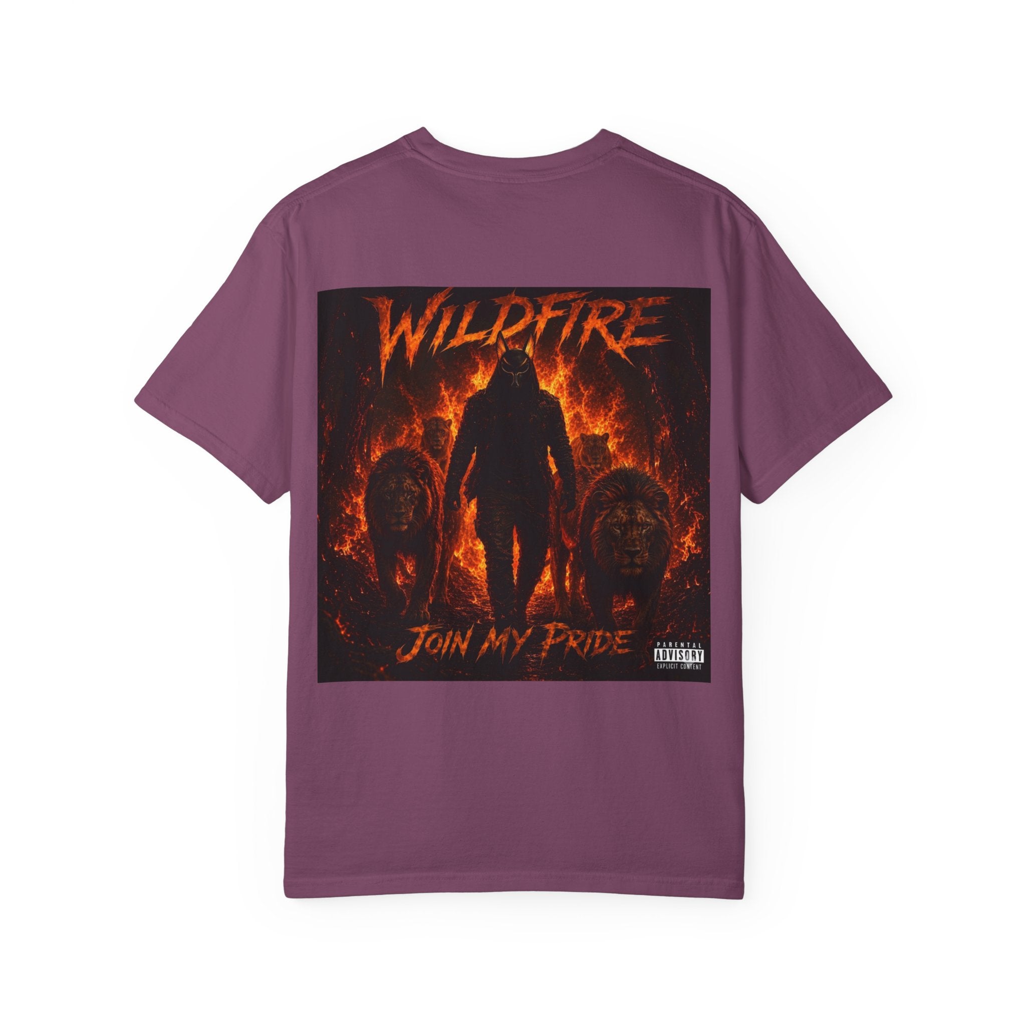 Wildfire Graphic T-Shirt — "Wildfire" Back Print & "Join My Pride" Band Tee