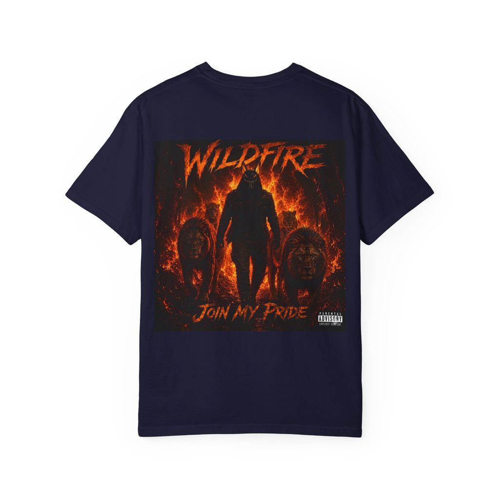 Wildfire Graphic T-Shirt — "Wildfire" Back Print & "Join My Pride" Band Tee
