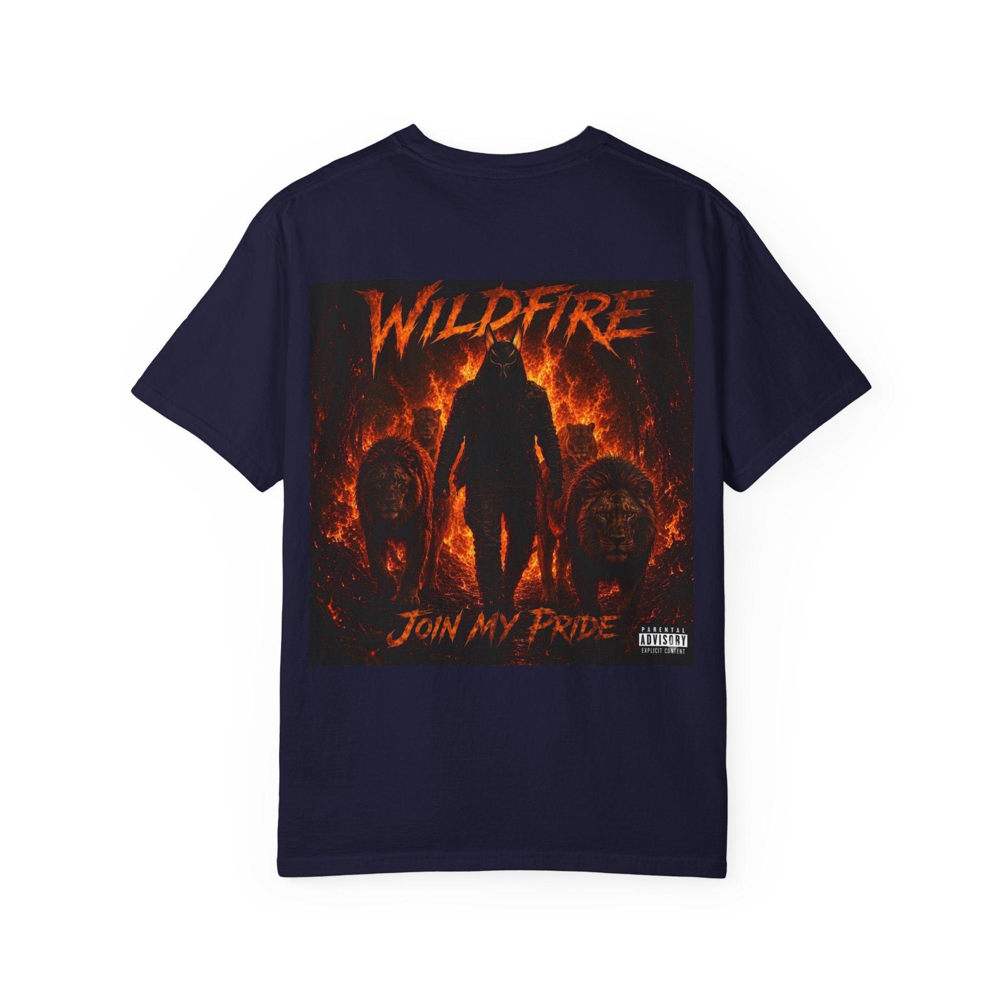 Wildfire Graphic T-Shirt — "Wildfire" Back Print & "Join My Pride" Band Tee