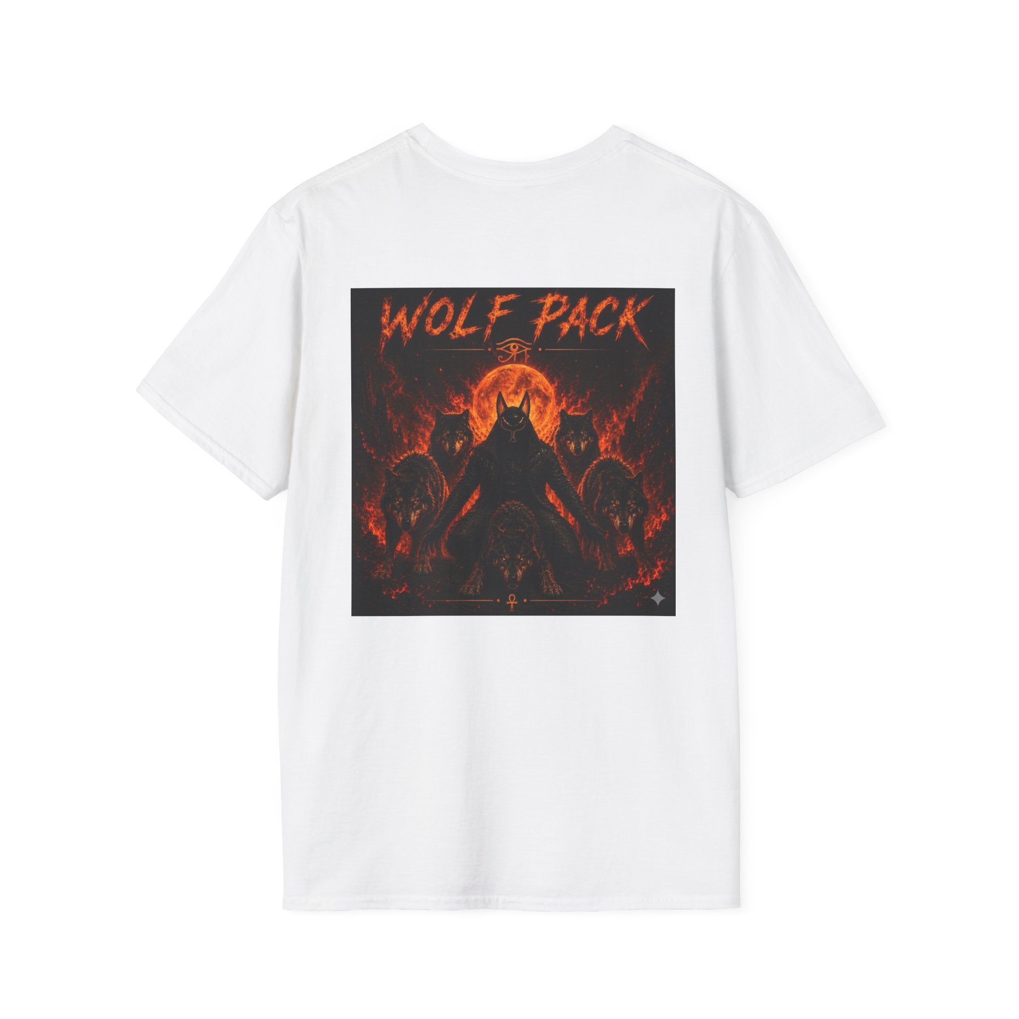Wildfire Wolf Pack T-Shirt — Bold Flame Logo Tee