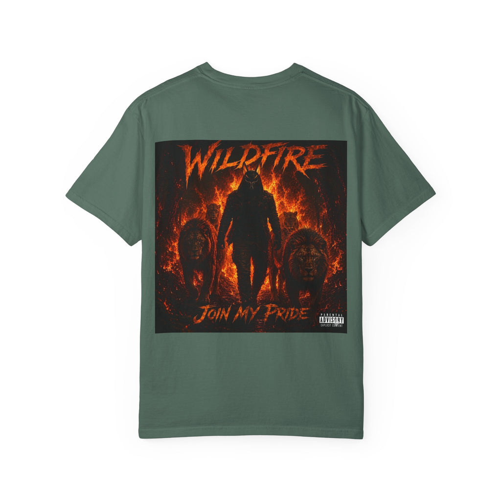 Wildfire Graphic T-Shirt — "Wildfire" Back Print & "Join My Pride" Band Tee