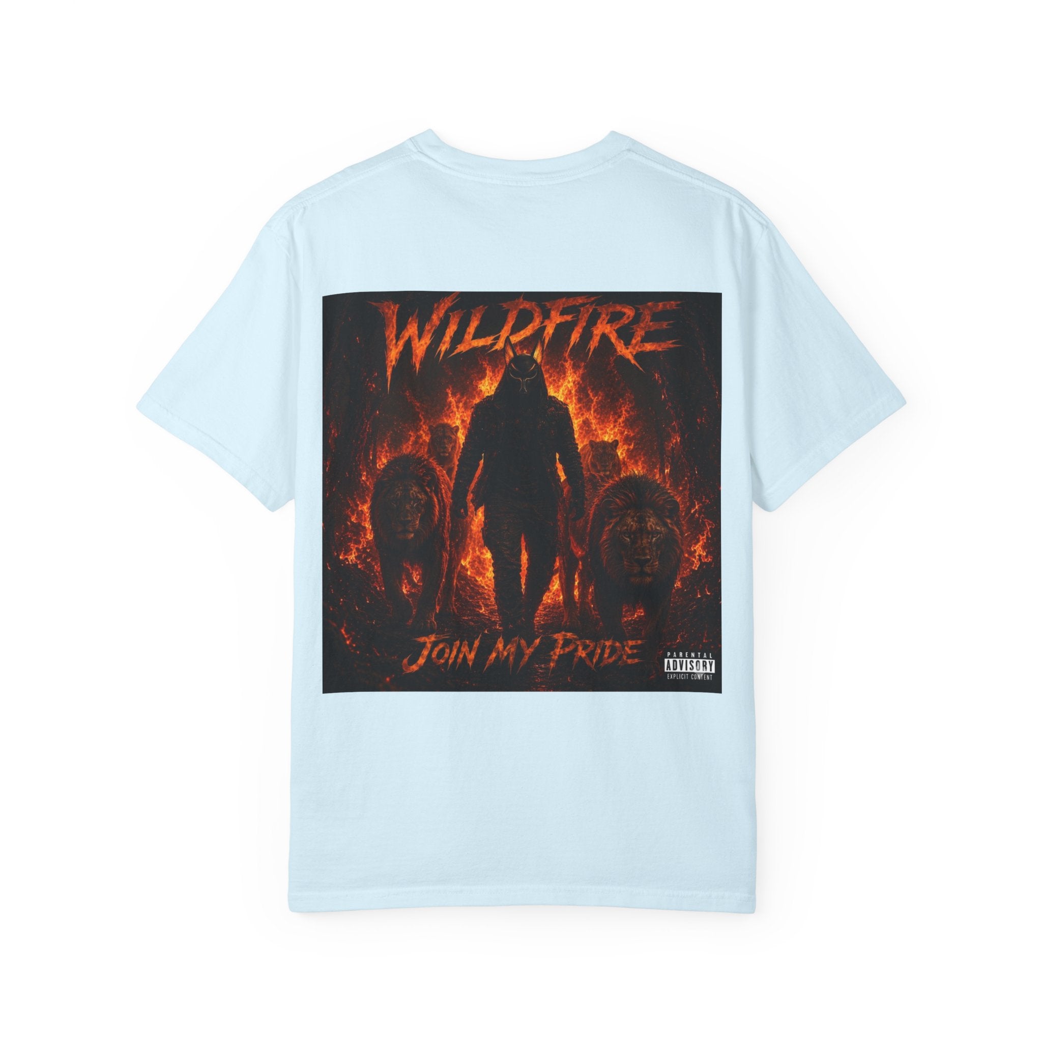 Wildfire Graphic T-Shirt — "Wildfire" Back Print & "Join My Pride" Band Tee