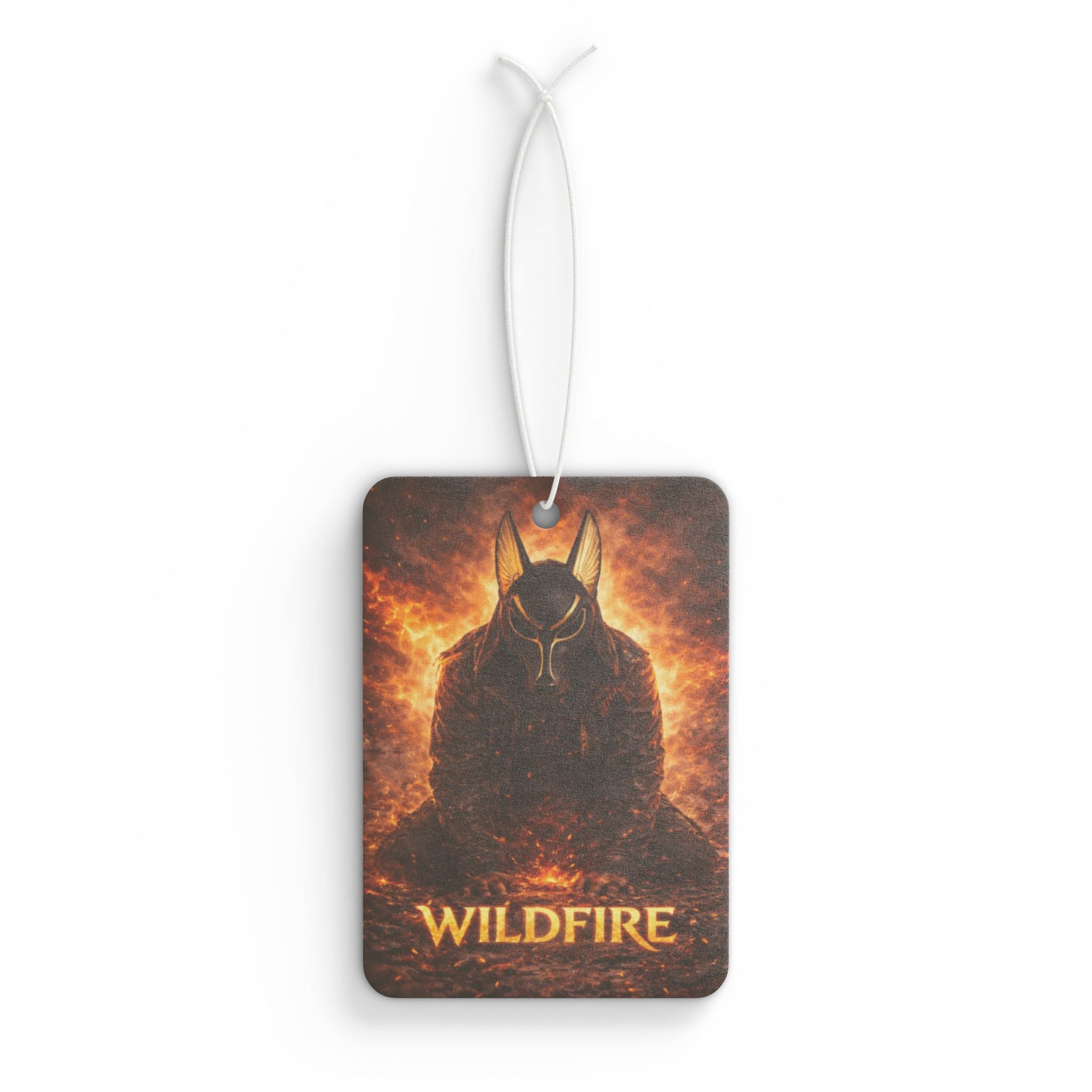 Car Air Freshener — 'Wildfire' Fiery Design Scented Ornament