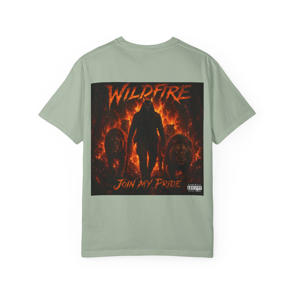 Wildfire Graphic T-Shirt — "Wildfire" Back Print & "Join My Pride" Band Tee