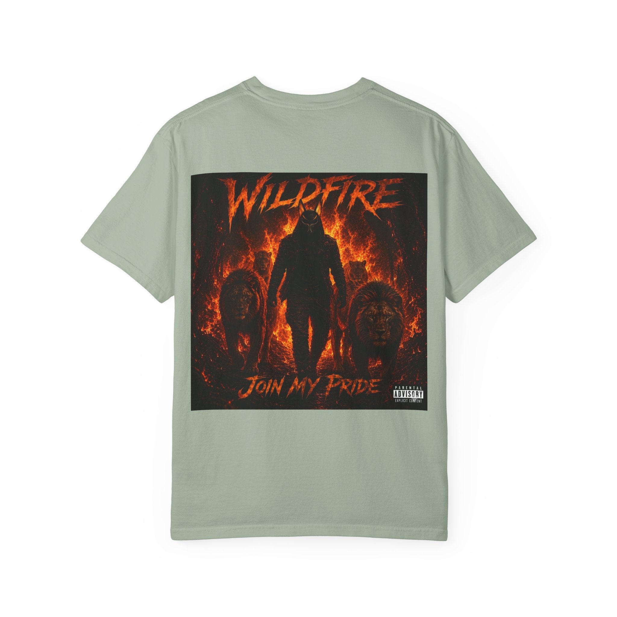 Wildfire Graphic T-Shirt — "Wildfire" Back Print & "Join My Pride" Band Tee