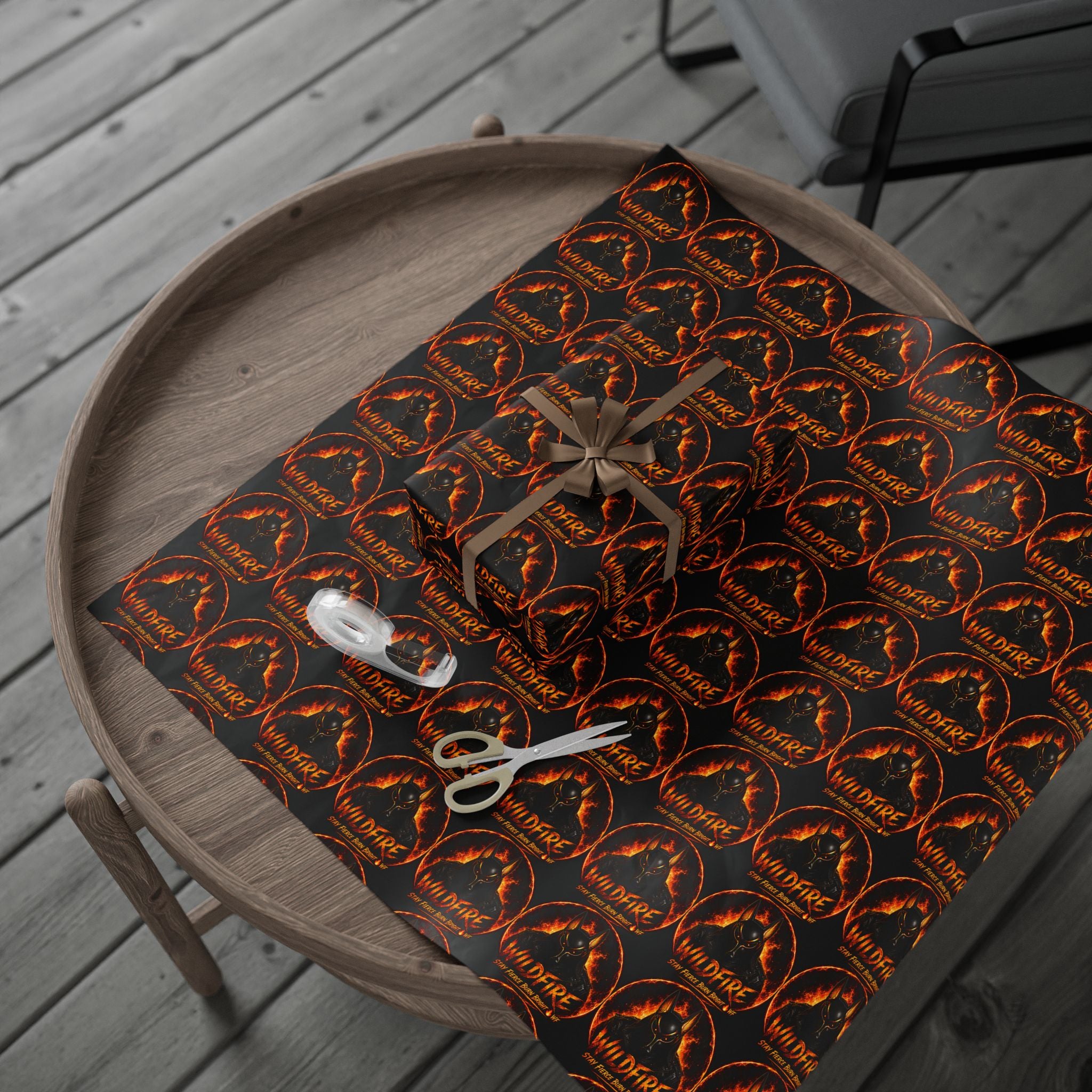 Wildfire Wrapping Paper Roll — Gift Wrap