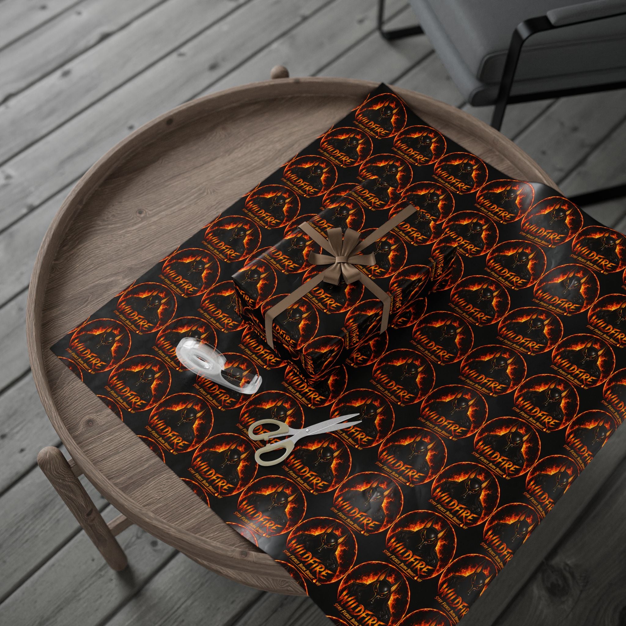 Wildfire Wrapping Paper Roll — Gift Wrap