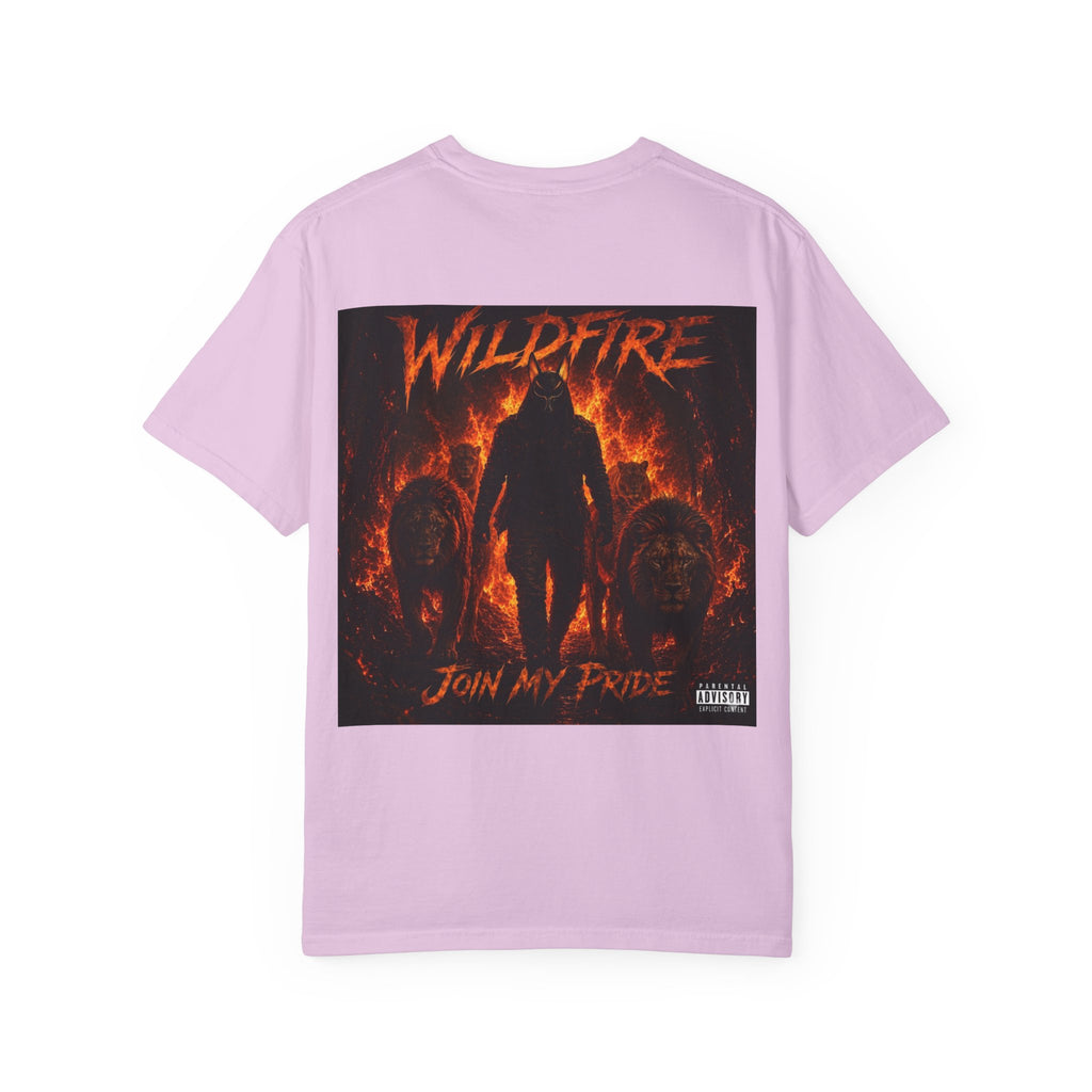 Wildfire Graphic T-Shirt — "Wildfire" Back Print & "Join My Pride" Band Tee