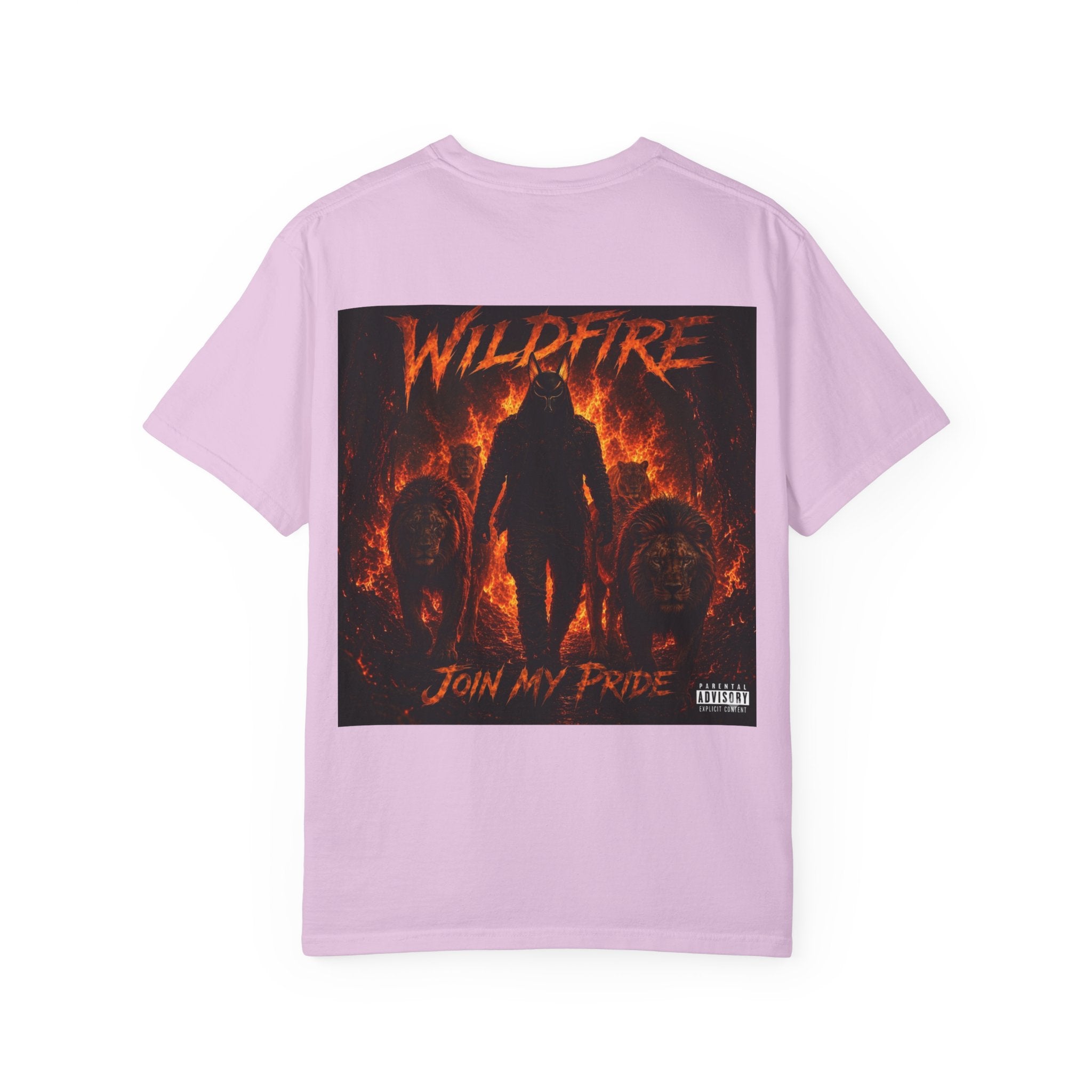 Wildfire Graphic T-Shirt — "Wildfire" Back Print & "Join My Pride" Band Tee
