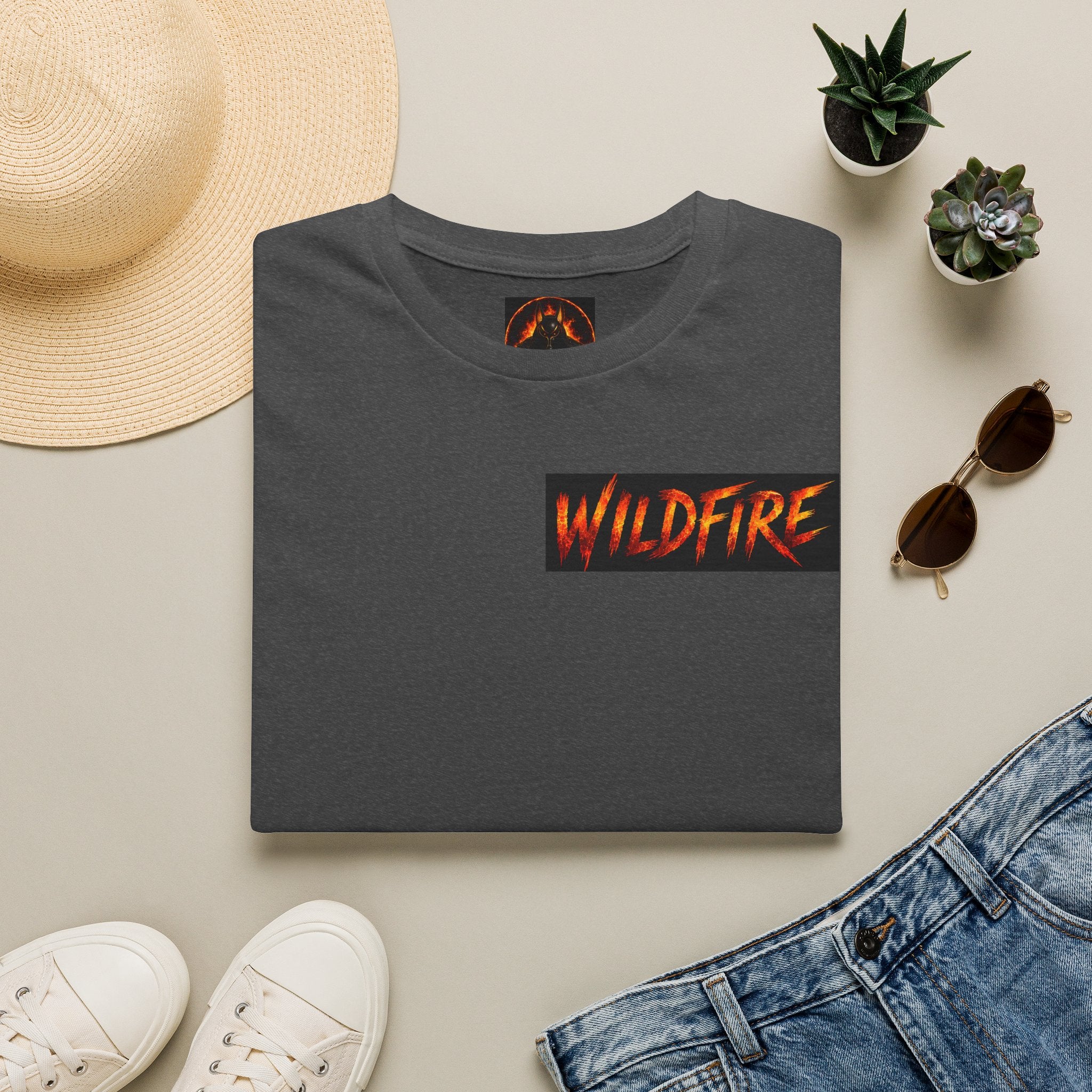 Wildfire Empty Arms T-Shirt — Bold Fire Graphic Tee