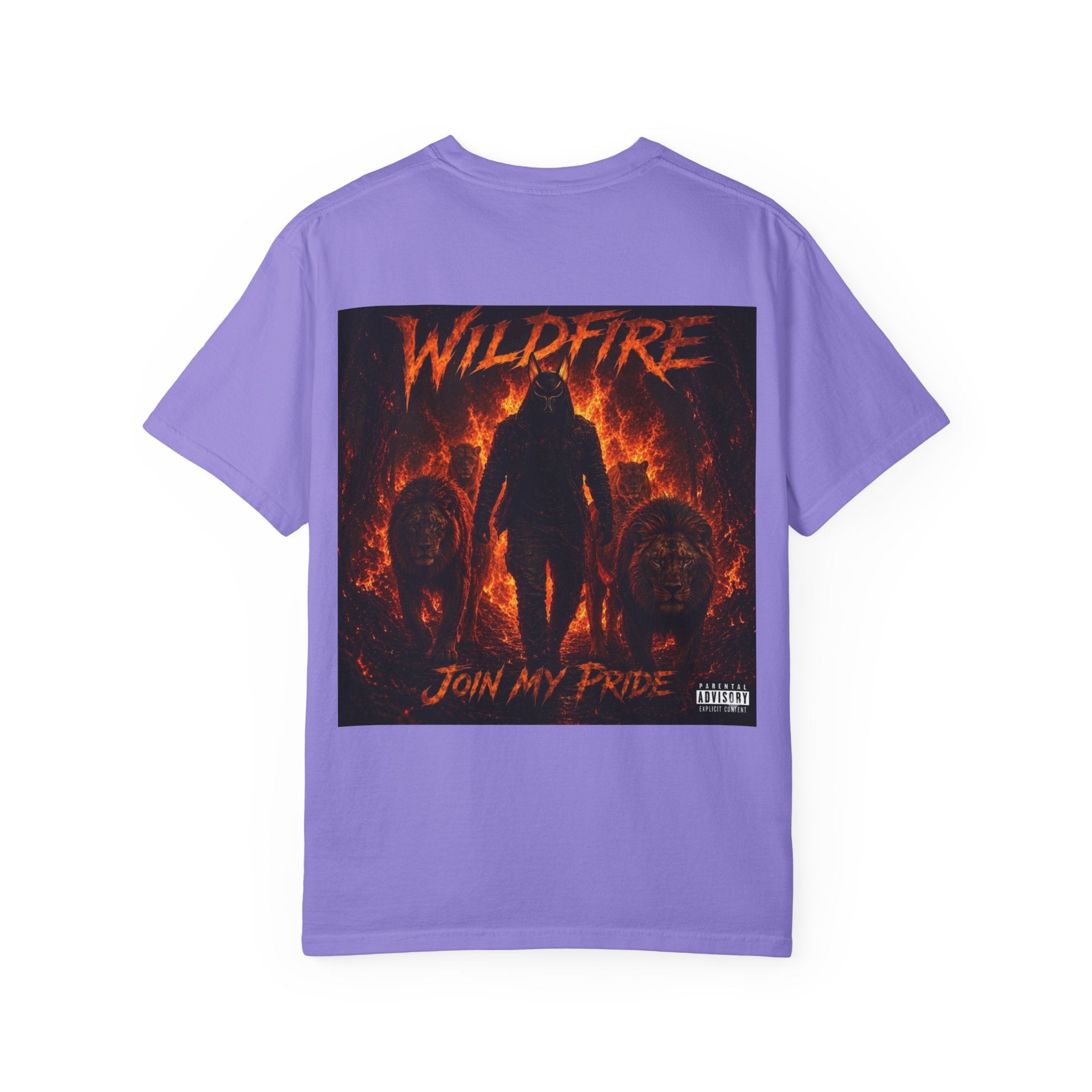 Wildfire Graphic T-Shirt — "Wildfire" Back Print & "Join My Pride" Band Tee