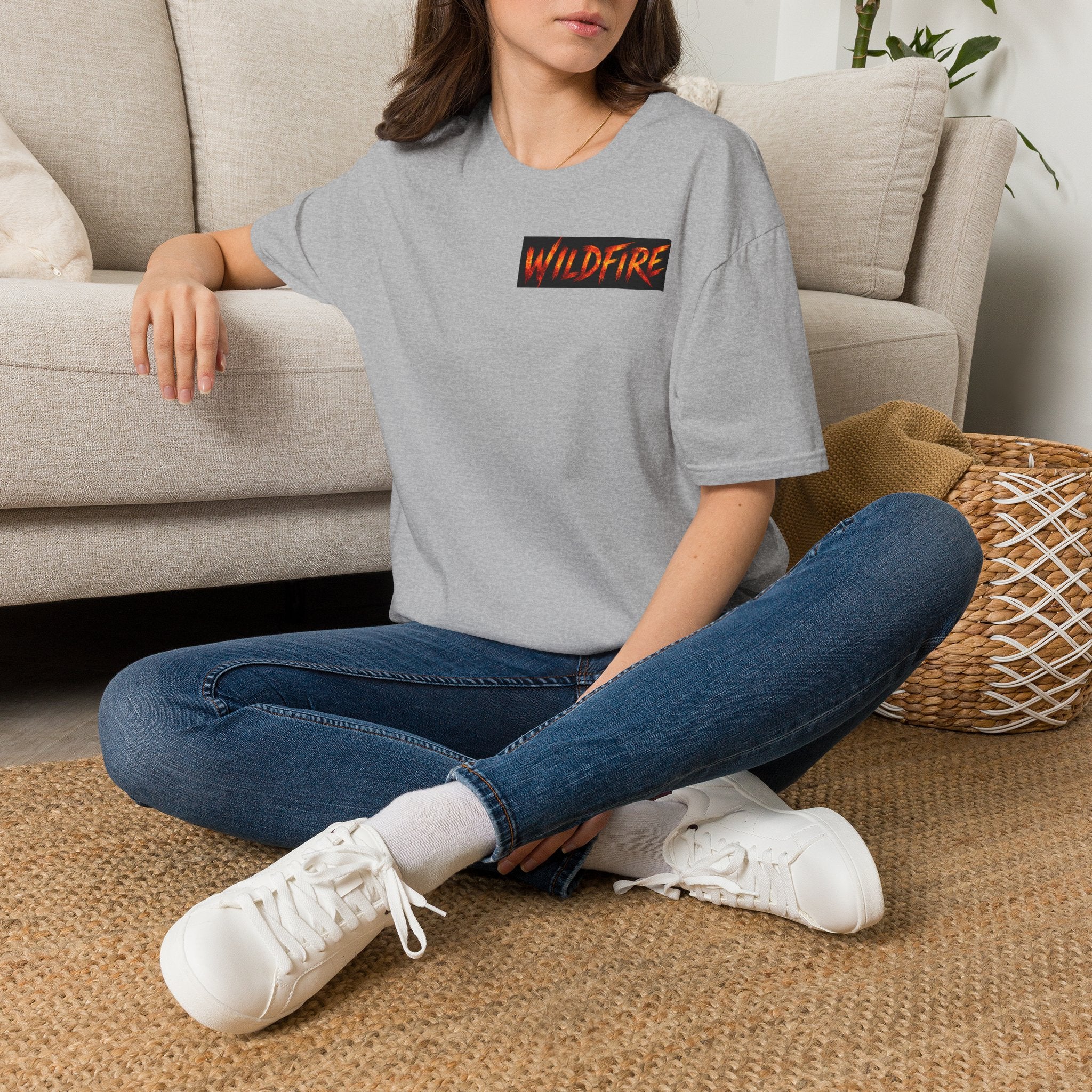Wildfire Empty Arms T-Shirt — Bold Fire Graphic Tee