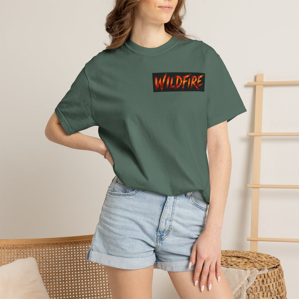 Wildfire Graphic T-Shirt — "Wildfire" Back Print & "Join My Pride" Band Tee