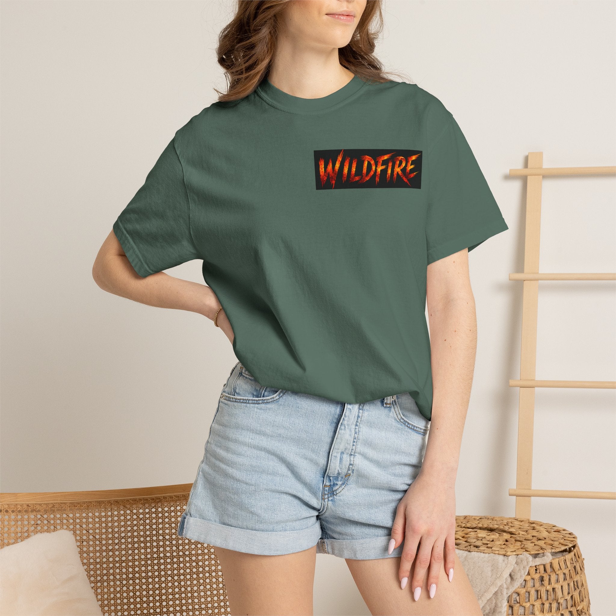 Wildfire Graphic T-Shirt — "Wildfire" Back Print & "Join My Pride" Band Tee