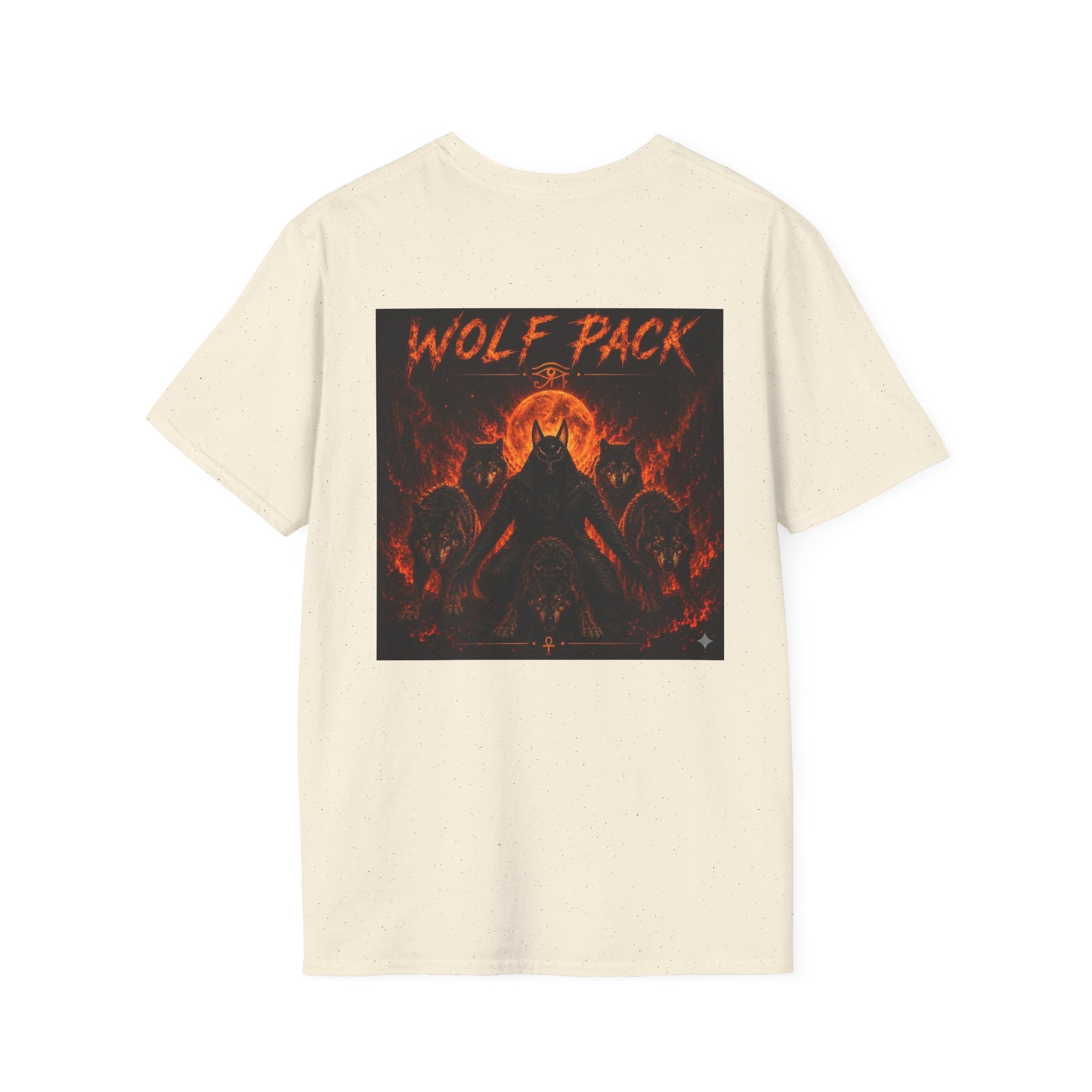 Wildfire Wolf Pack T-Shirt — Bold Flame Logo Tee