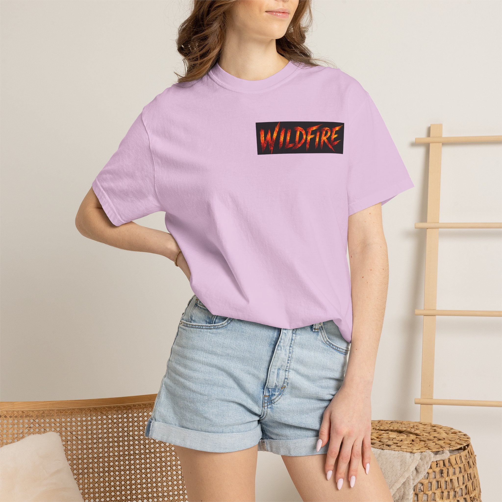 Wildfire Graphic T-Shirt — "Wildfire" Back Print & "Join My Pride" Band Tee