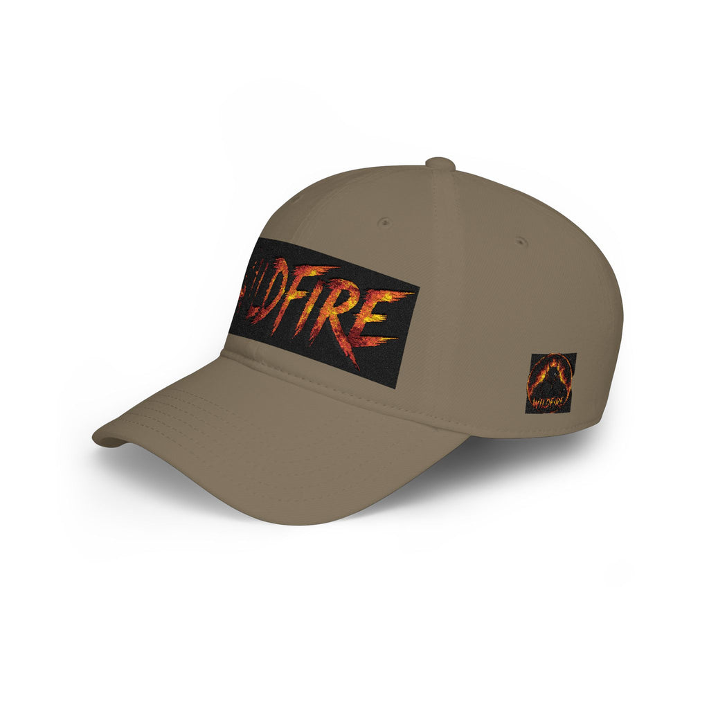 Wildfire Flame Logo Cap — Low Profile Baseball Hat