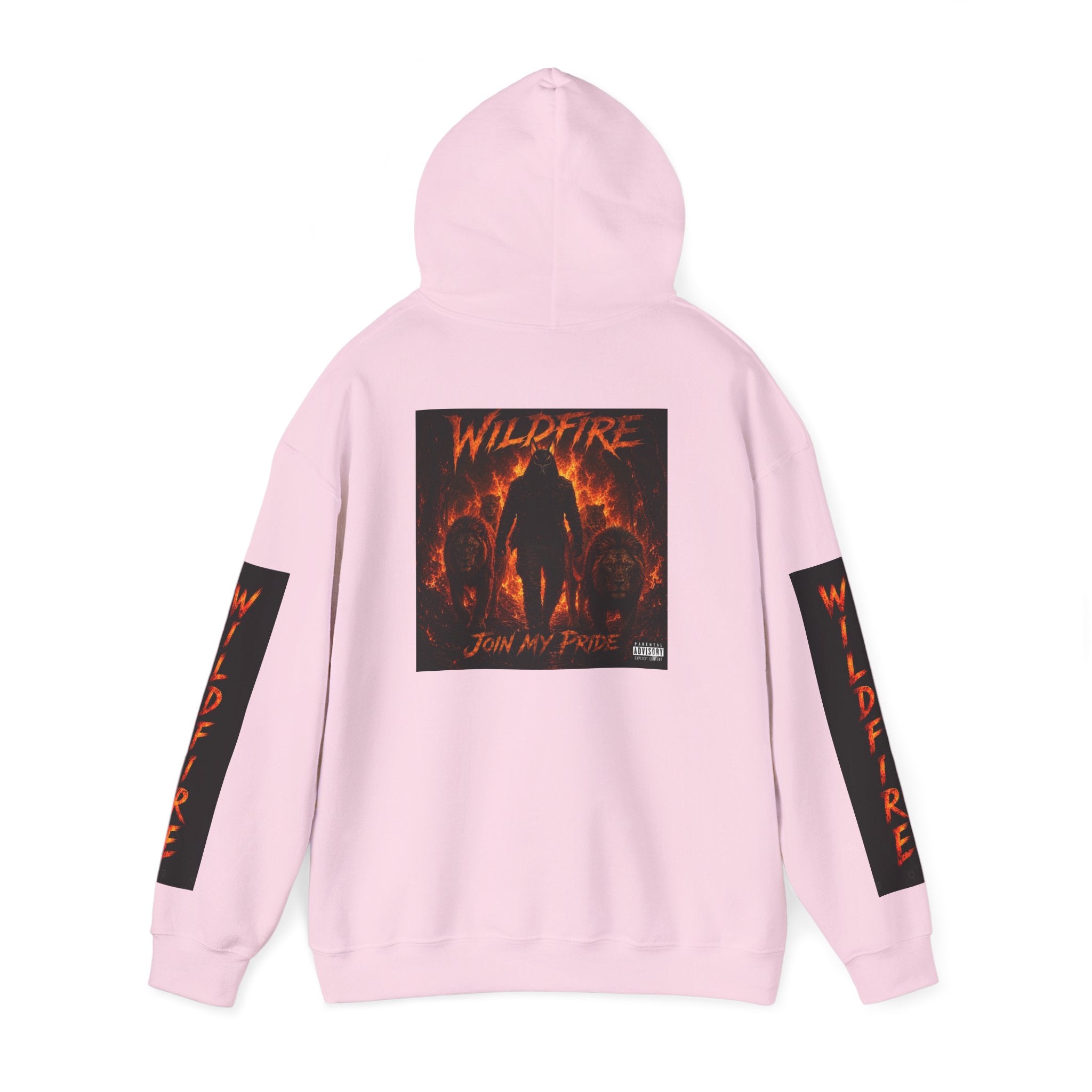 Wildfire Join My Pride Hoodie — 'Wildfire' Flame Lettering & Back Art