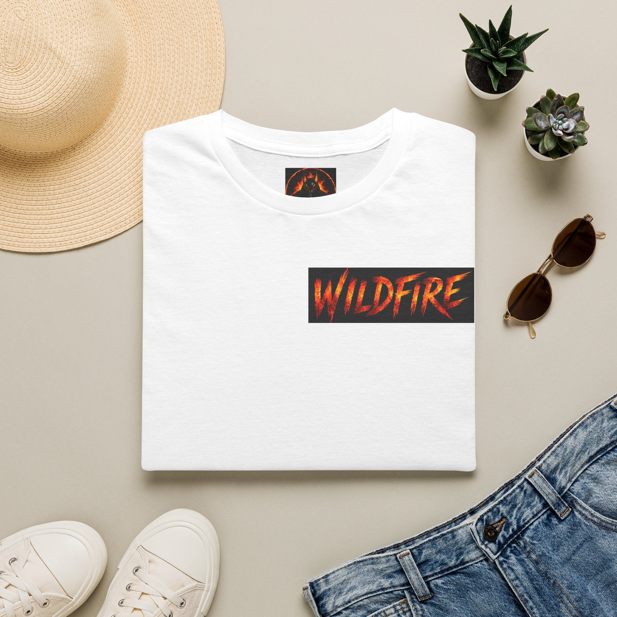 Wildfire Empty Arms T-Shirt — Bold Fire Graphic Tee