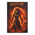 Wildfire Sekhmet's Fire Area Rug — Fiery Fantasy Decorative Floor Mat