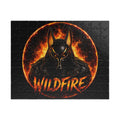 Wildfire Anubis Logo Puzzle — Fiery Egyptian Anubis 110–1014pc Jigsaw