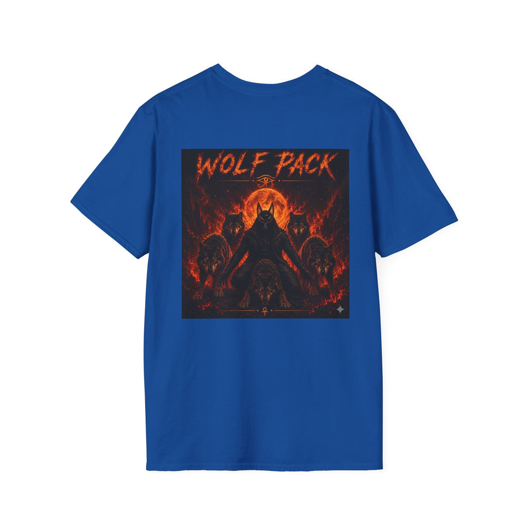 Wildfire Wolf Pack T-Shirt — Bold Flame Logo Tee