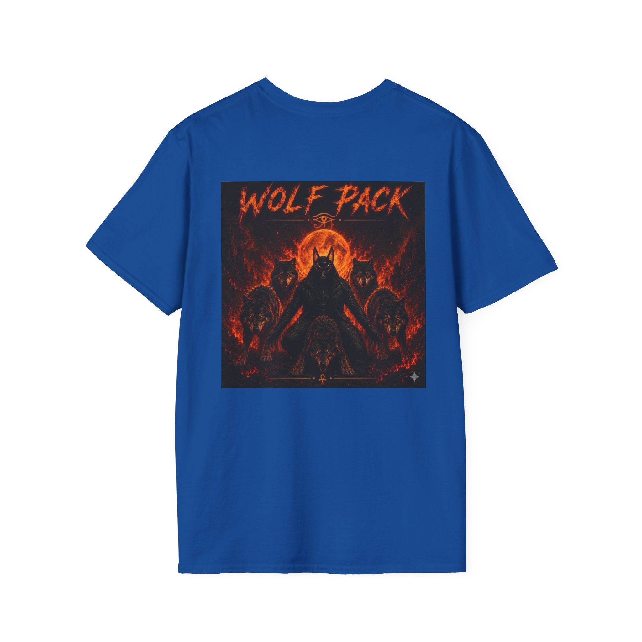 Wildfire Wolf Pack T-Shirt — Bold Flame Logo Tee