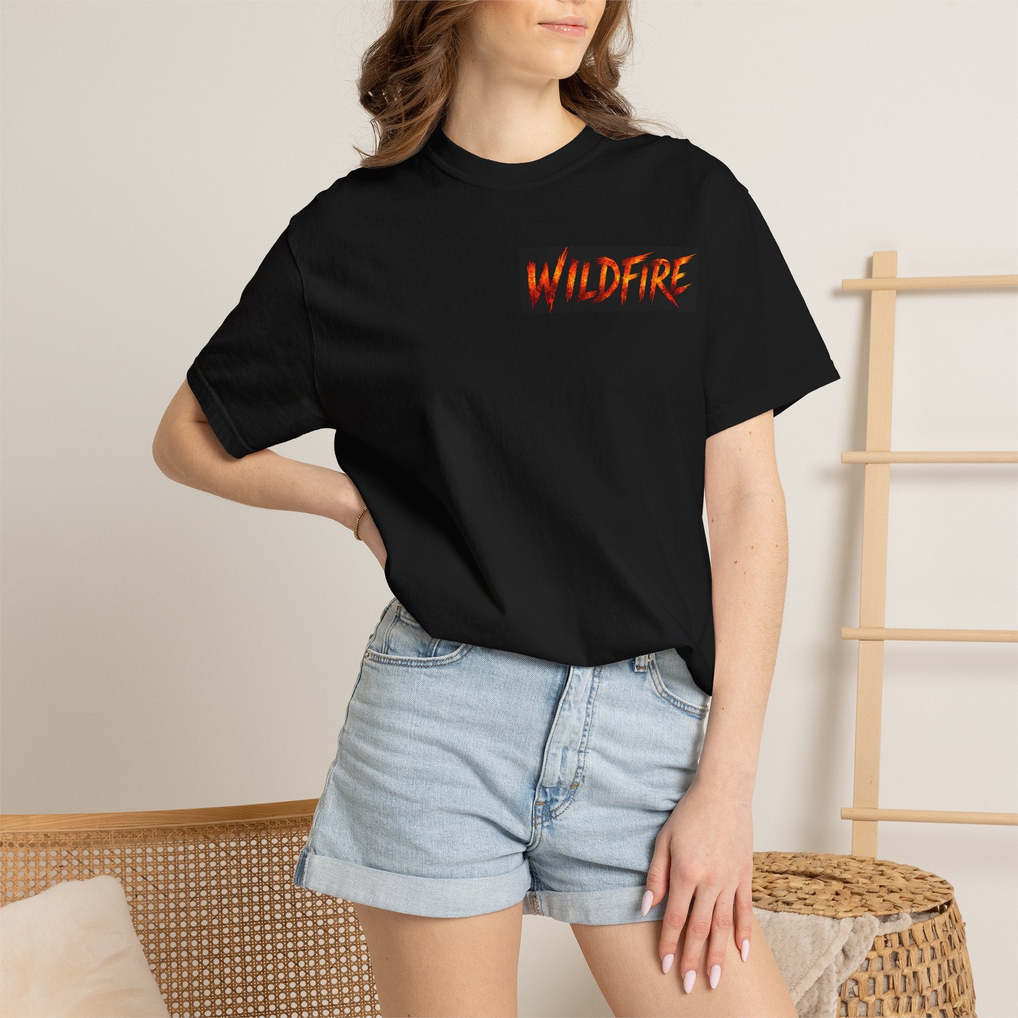 Wildfire Graphic T-Shirt — "Wildfire" Back Print & "Join My Pride" Band Tee