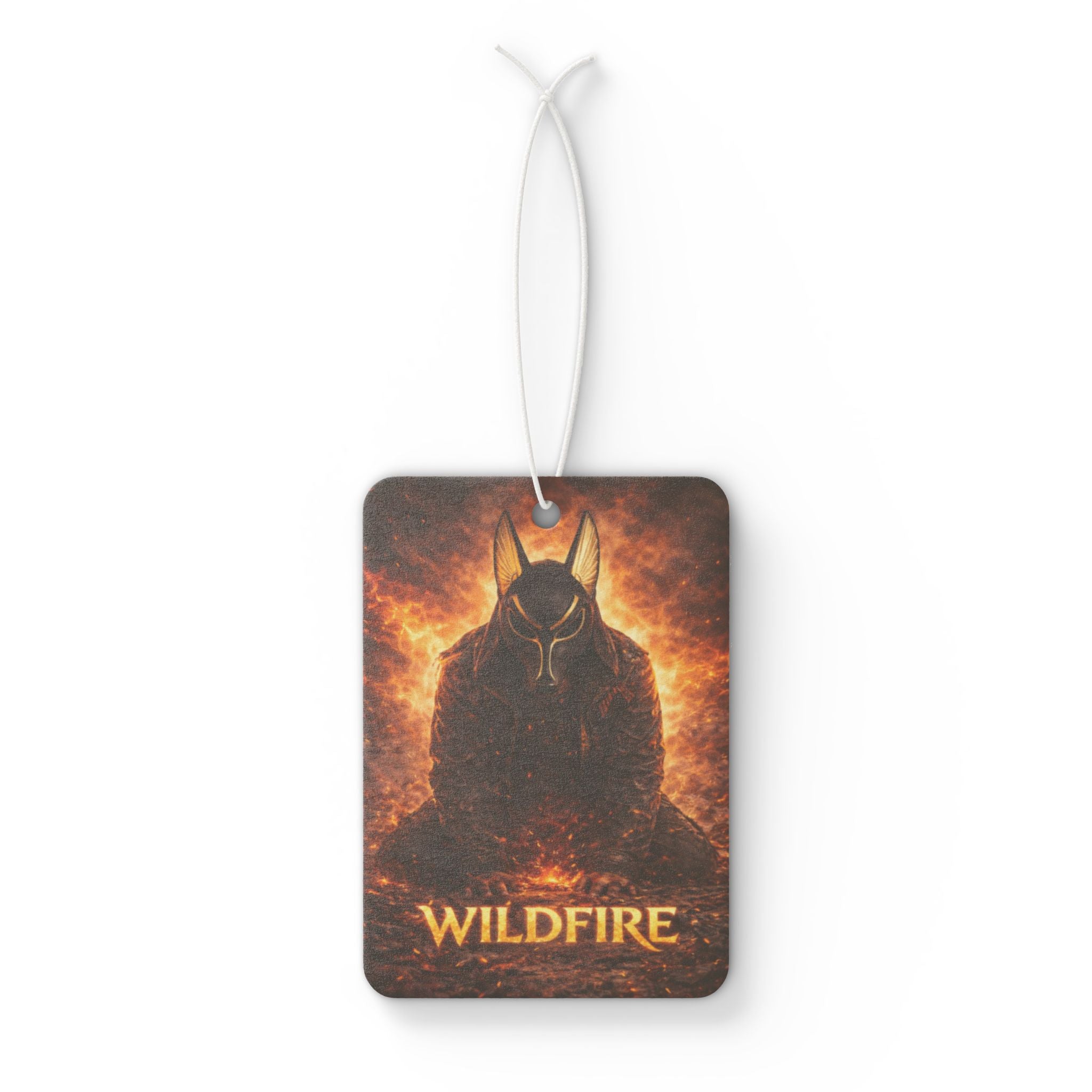 Car Air Freshener — 'Wildfire' Fiery Design Scented Ornament