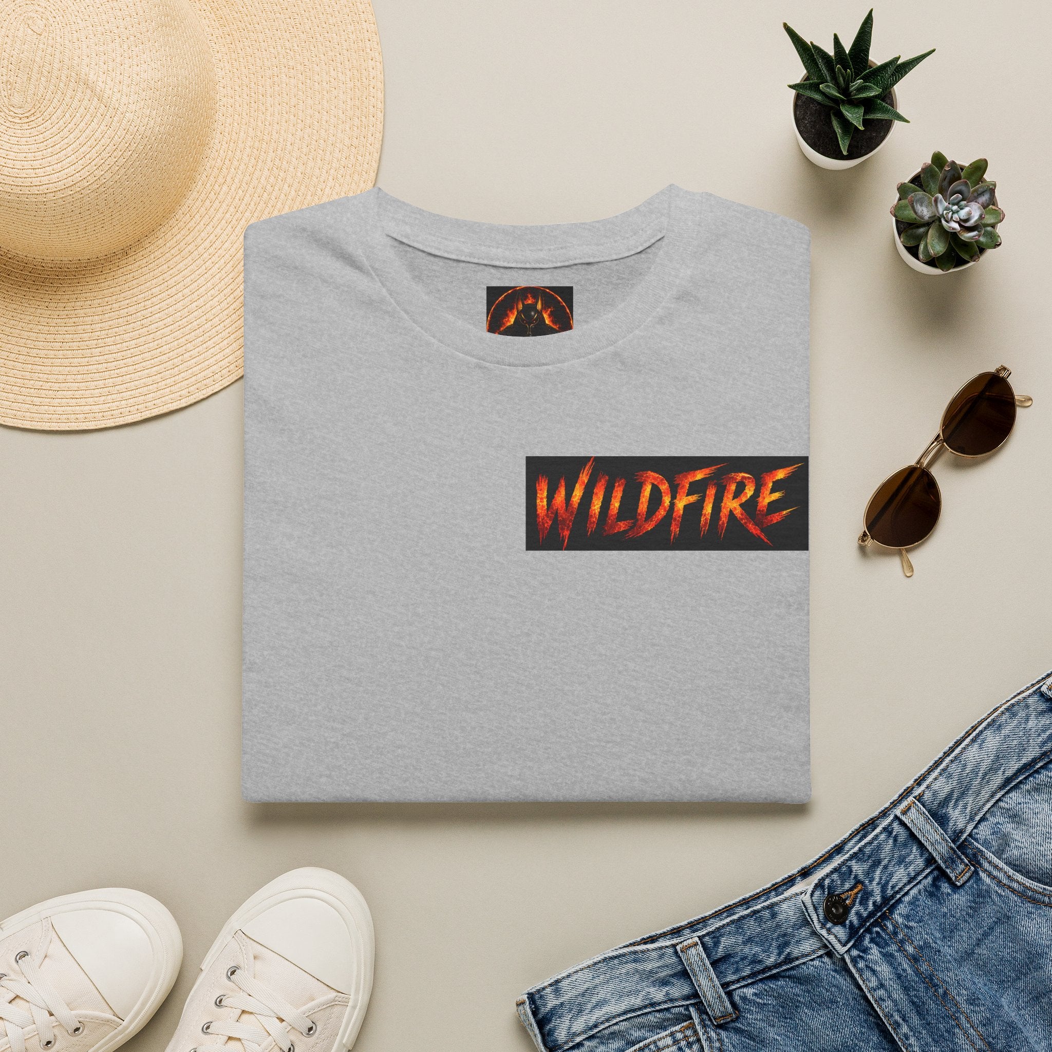 Wildfire Empty Arms T-Shirt — Bold Fire Graphic Tee
