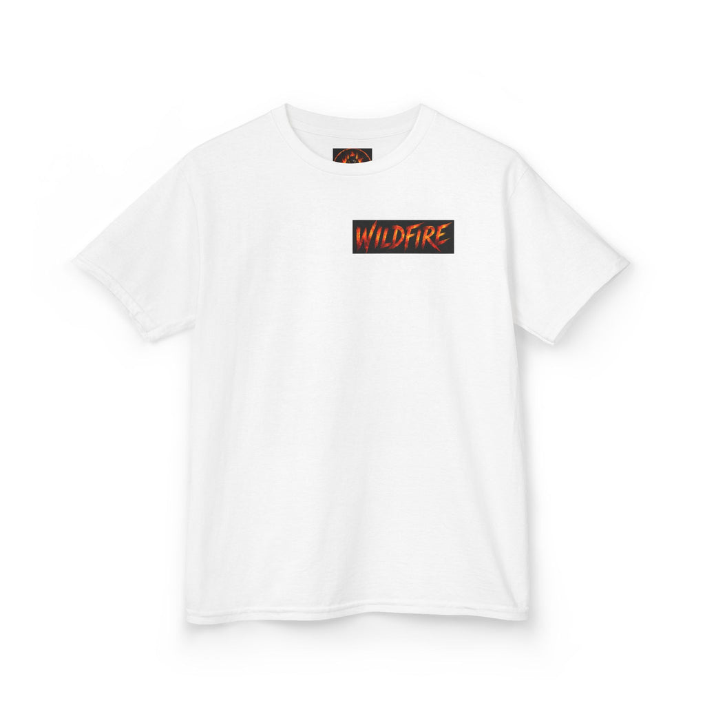 Wildfire Kids T‑Shirt — Fiery Anubis Graphic Tee ("Wildfire: Stay Fierce, Burn Bright")