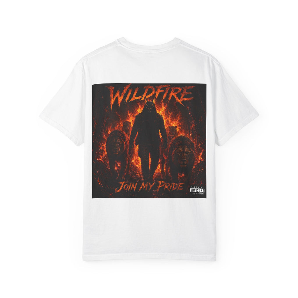 Wildfire Graphic T-Shirt — "Wildfire" Back Print & "Join My Pride" Band Tee