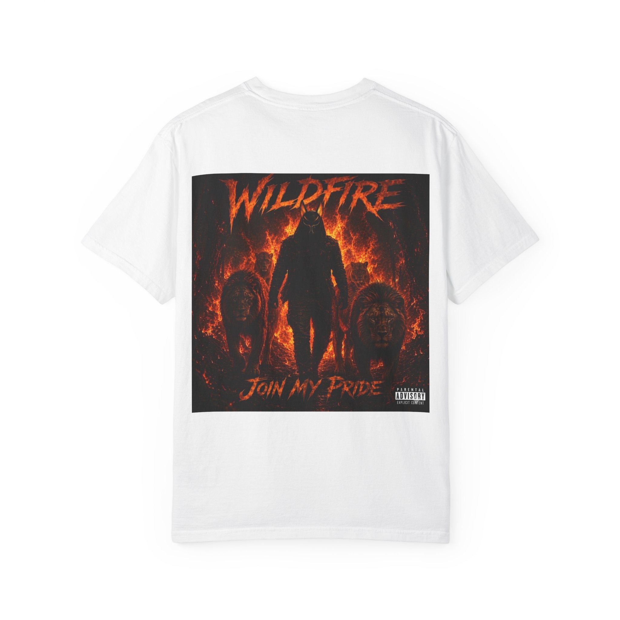 Wildfire Graphic T-Shirt — "Wildfire" Back Print & "Join My Pride" Band Tee