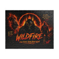 Wildfire Demon Flames Puzzle — 'Stay Fierce Burn Bright' Jigsaw (110/252/520/1014 pc)