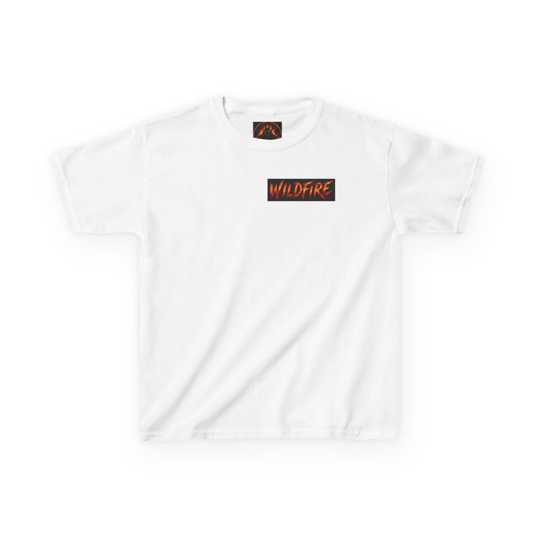 Wildfire Kids T‑Shirt — Fiery Anubis Graphic Tee ("Wildfire: Stay Fierce, Burn Bright")