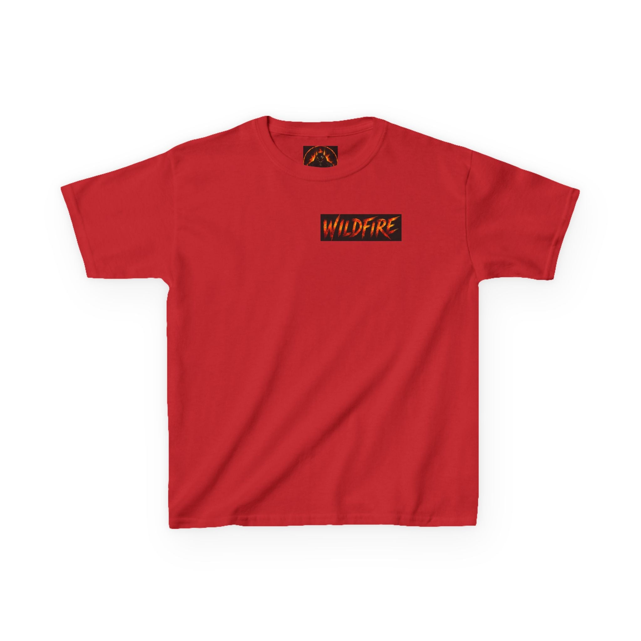 Wildfire Kids T‑Shirt — Fiery Anubis Graphic Tee ("Wildfire: Stay Fierce, Burn Bright")