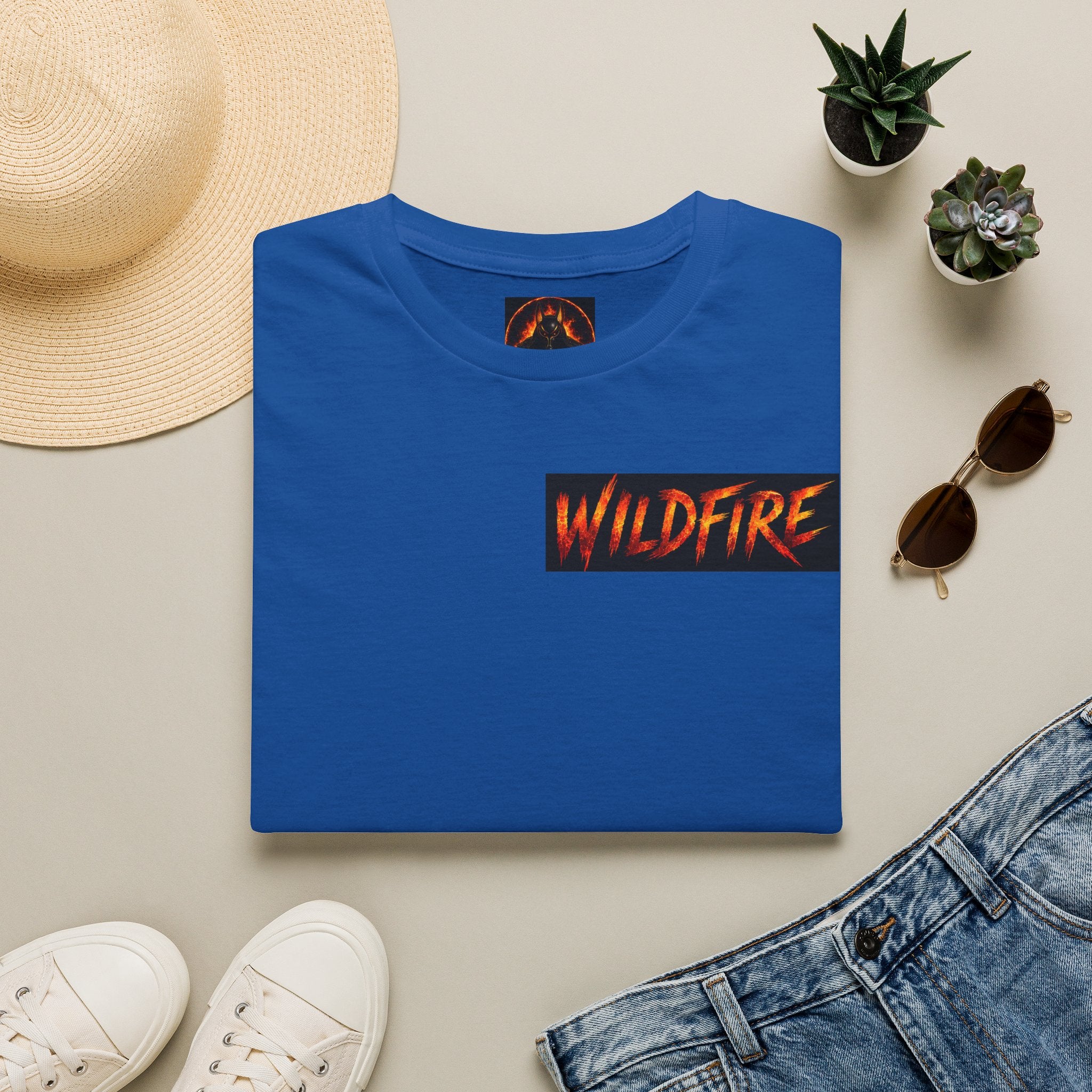 Wildfire Empty Arms T-Shirt — Bold Fire Graphic Tee