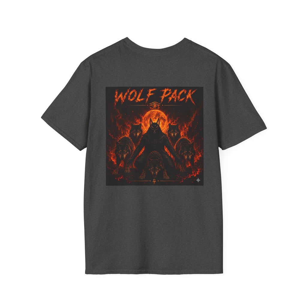 Wildfire Wolf Pack T-Shirt — Bold Flame Logo Tee