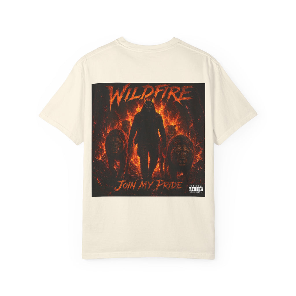 Wildfire Graphic T-Shirt — "Wildfire" Back Print & "Join My Pride" Band Tee