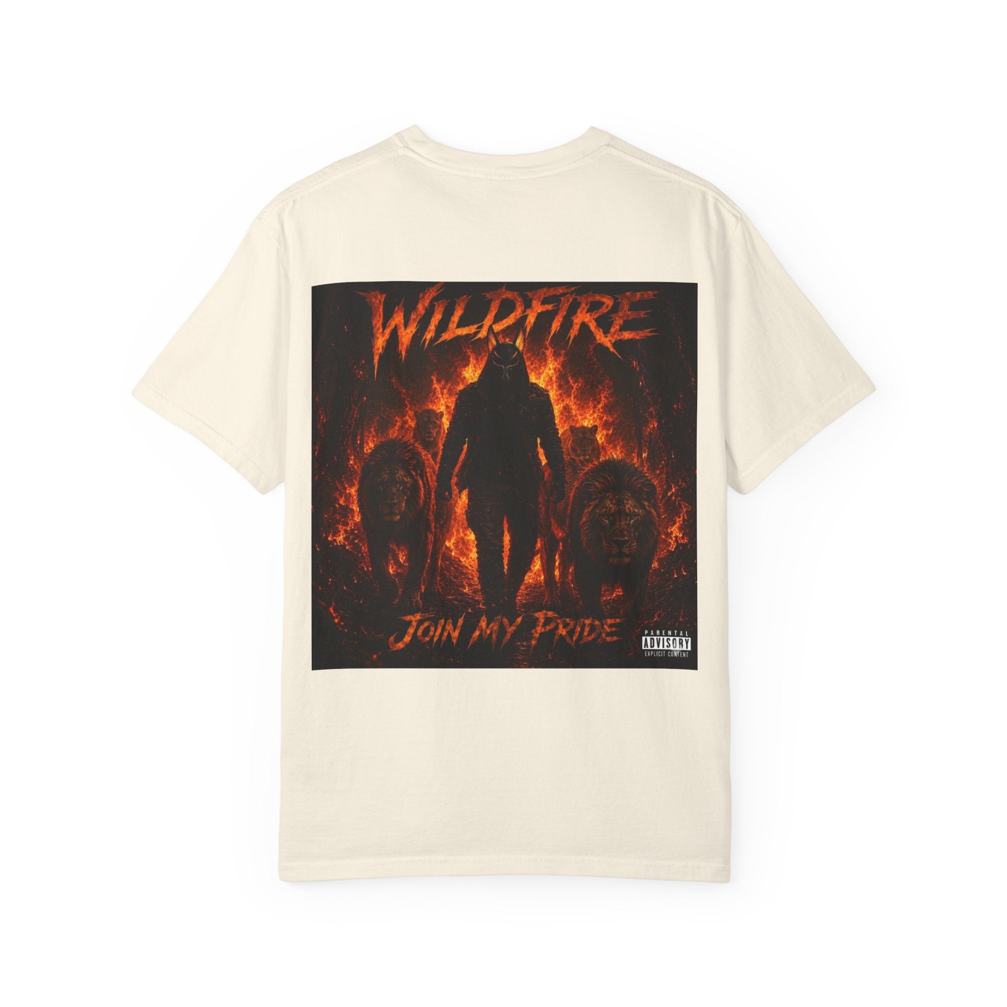 Wildfire Graphic T-Shirt — "Wildfire" Back Print & "Join My Pride" Band Tee