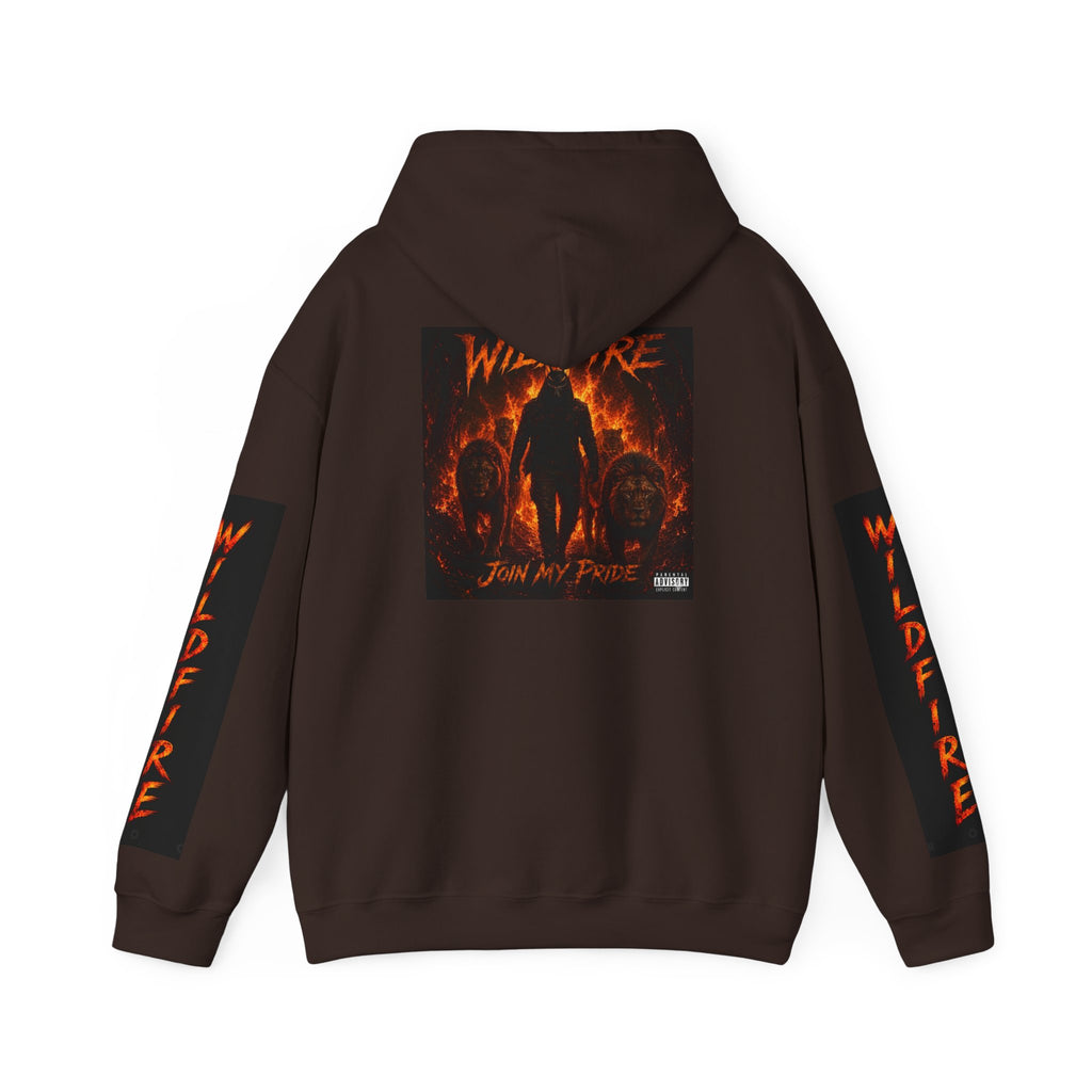 Wildfire Join My Pride Hoodie — 'Wildfire' Flame Lettering & Back Art