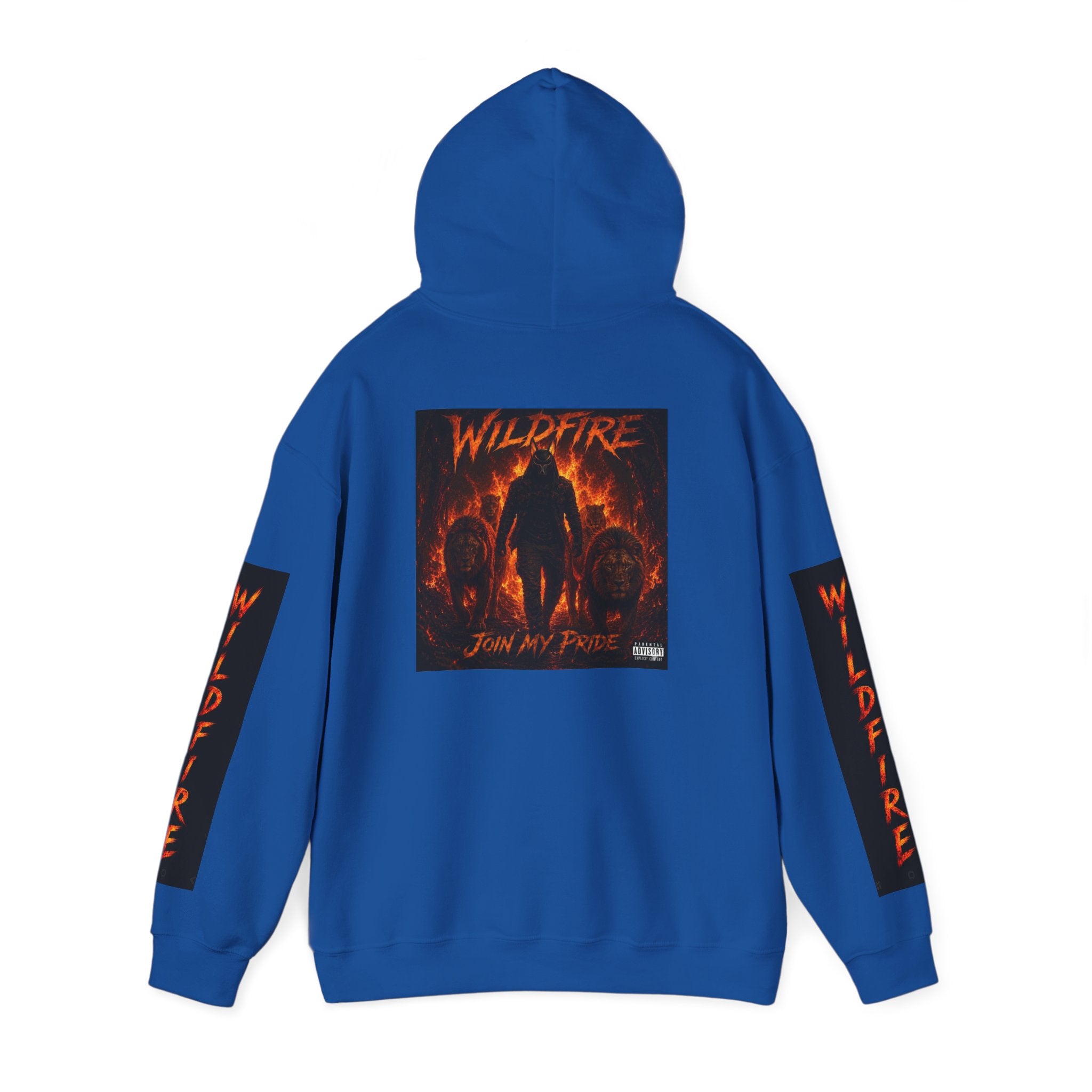 Wildfire Join My Pride Hoodie — 'Wildfire' Flame Lettering & Back Art