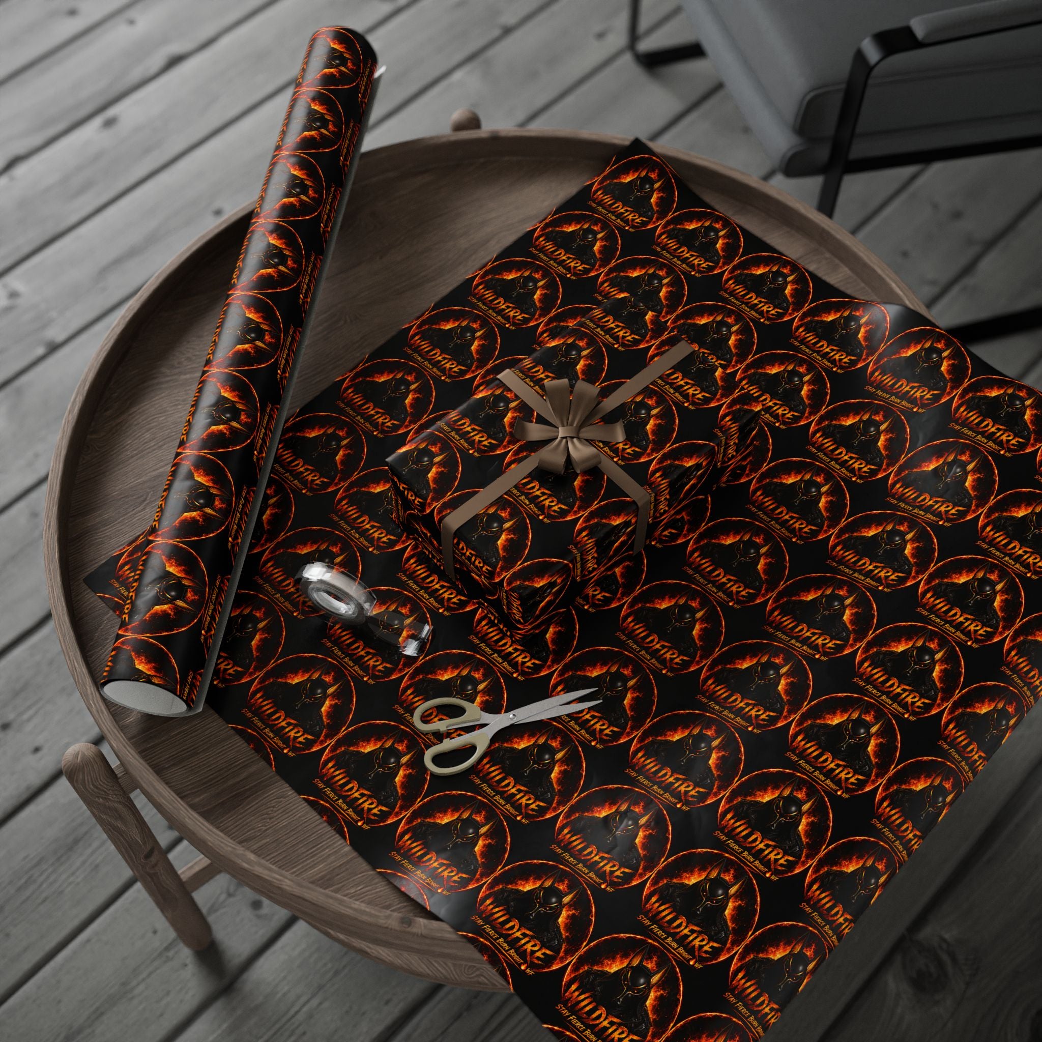 Wildfire Wrapping Paper Roll — Gift Wrap