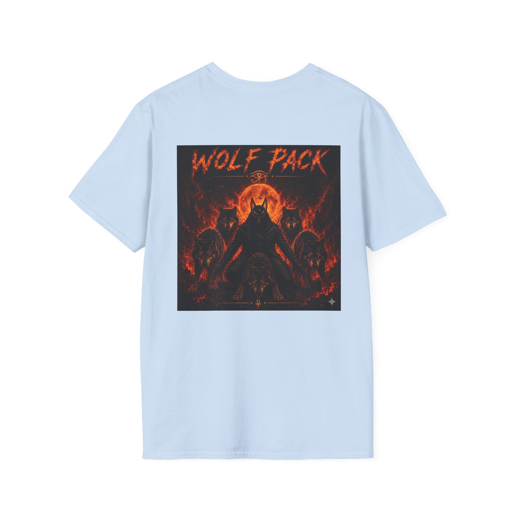 Wildfire Wolf Pack T-Shirt — Bold Flame Logo Tee