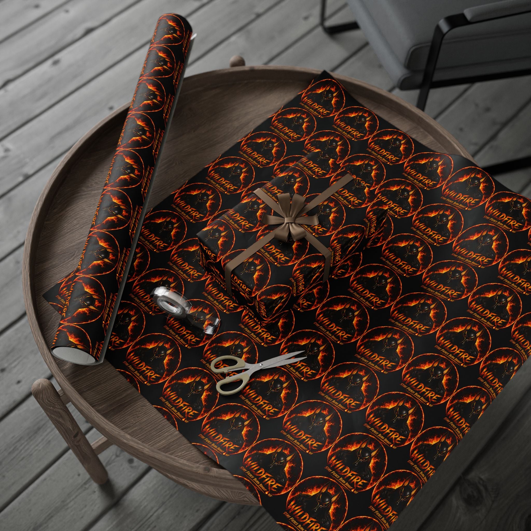 Wildfire Wrapping Paper Roll — Gift Wrap
