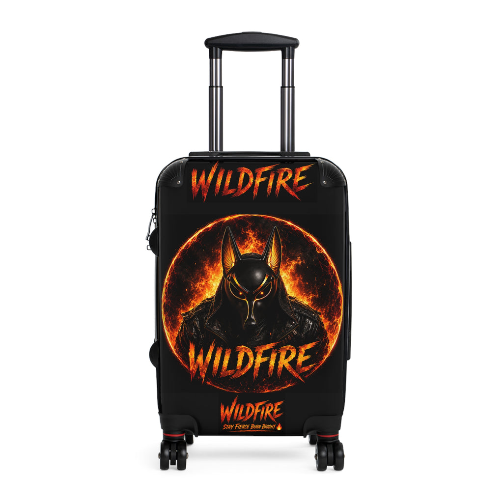 Wildfire Flame Suitcase – Fiery Travel Carry-On